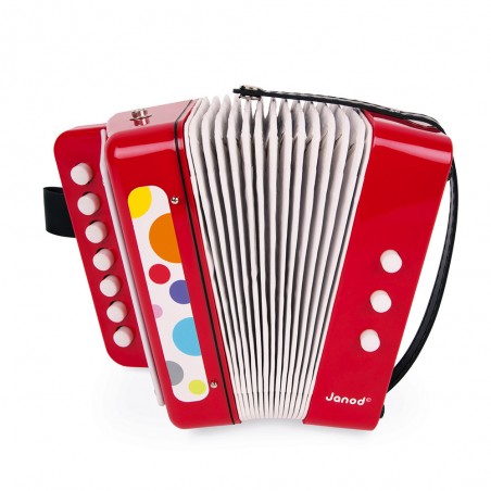 Accordéon Confetti - Instrument de musique pour enfant dès 3 ans - Janod