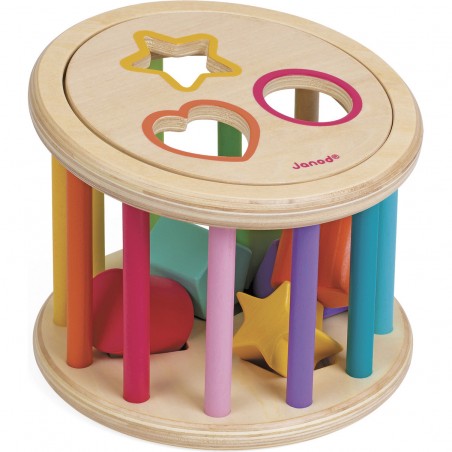 Quizz des formes I Wood - jeu d'éveil pour enfant dès 18 mois - Janod