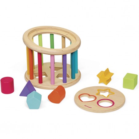 Quizz des formes I Wood - jeu d'éveil pour enfant dès 18 mois - Janod