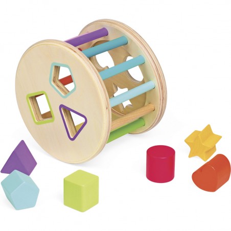 Quizz des formes I Wood - jeu d'éveil pour enfant dès 18 mois - Janod