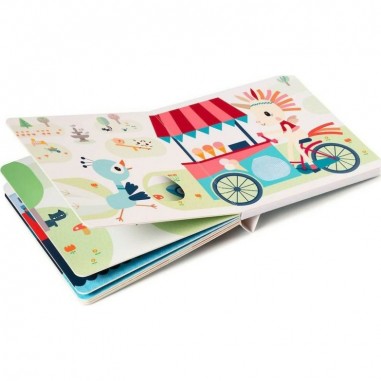 Livre sonore et tactile "Vroom" - Lilliputiens Livre sonore et tactile "Vroom" - Lilliputiens