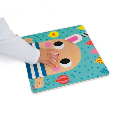 Jeu magnétique enfant dès 2 ans - Jeu éducatif en bois - Janod