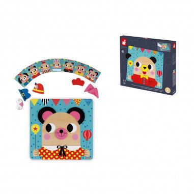 Jeu magnétique enfant dès 2 ans - Jeu éducatif en bois - Janod