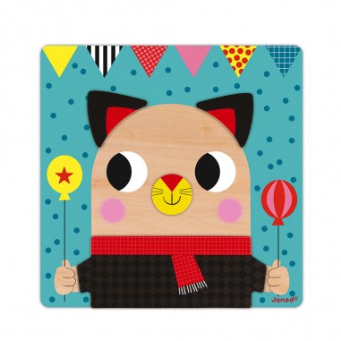 Jeu magnétique enfant dès 2 ans - Jeu éducatif en bois - Janod