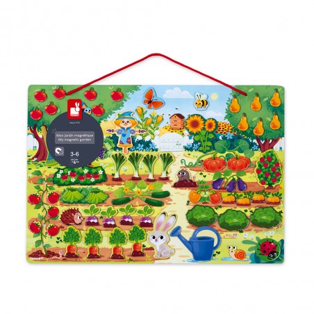Jardin magnétique - bois - : Jeux éducatifs magnétiques - Janod
