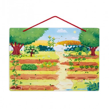 Jardin magnétique - bois - : Jeux éducatifs magnétiques - Janod