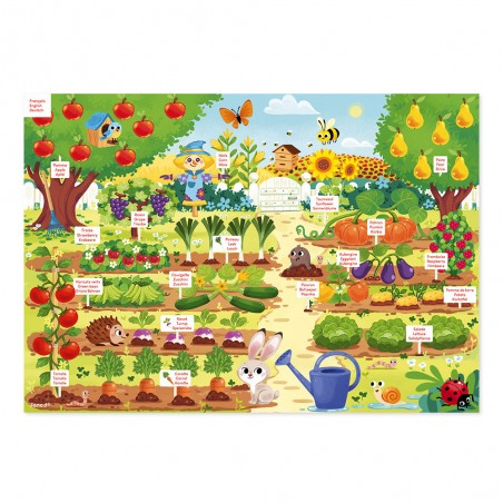 Jardin magnétique - bois - : Jeux éducatifs magnétiques - Janod