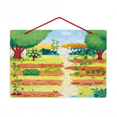 Jardin magnétique - bois - : Jeux éducatifs magnétiques - Janod