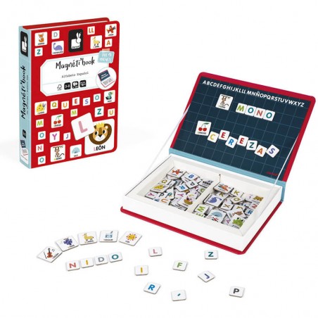 Magnéti'book alphabet espagnol, 144 magnets : Jeux éducatifs magnétiques - Janod