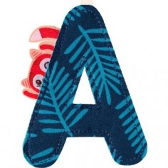 Lettre en tissu A "Alice" - Lilliputiens 2