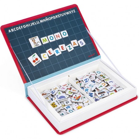 Magnéti'book alphabet espagnol, 144 magnets : Jeux éducatifs magnétiques - Janod