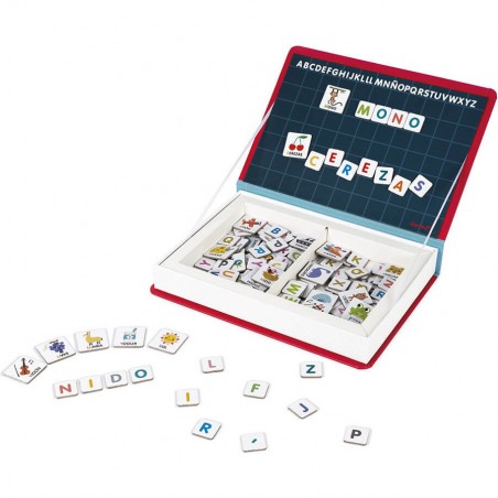 Magnéti'book alphabet espagnol, 144 magnets : Jeux éducatifs magnétiques - Janod