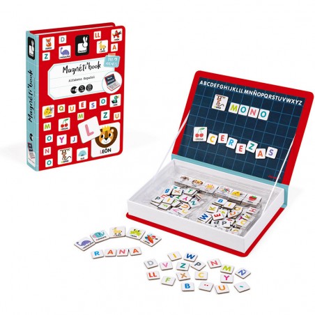 Magnéti'book alphabet espagnol, 144 magnets : Jeux éducatifs magnétiques - Janod