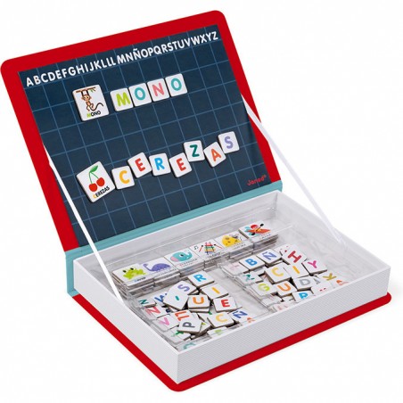 Magnéti'book alphabet espagnol, 144 magnets : Jeux éducatifs magnétiques - Janod