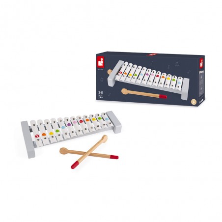 Xylo métal Confetti - Jouet en bois - Achat Boutique - Janod