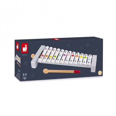 Xylo métal Confetti - Jouet en bois - Achat Boutique - Janod
