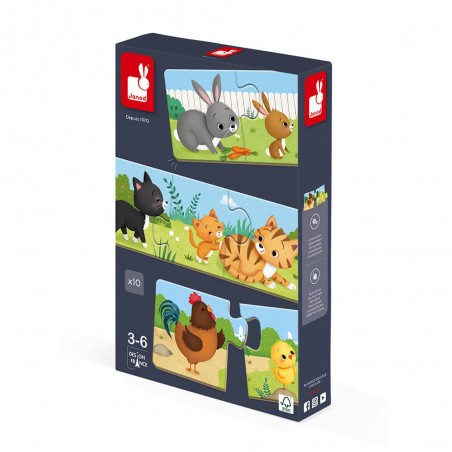 Puzzle Trionimo - 30 pcs - Un jeu - Janod