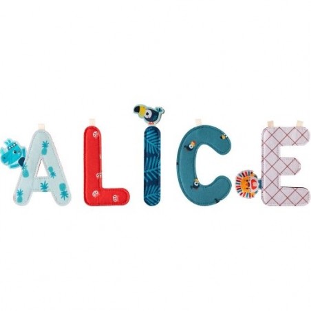 Lettre en tissu E "Jack" - Lilliputiens