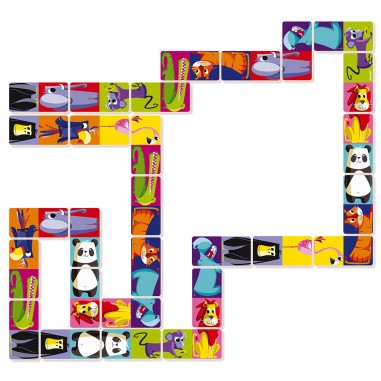 Dominos Jungle : Jeux de mémoire & d'associations - Janod