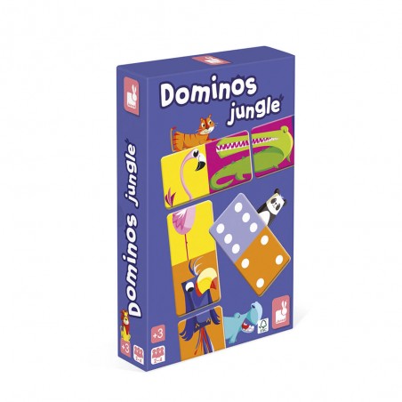 Dominos Jungle : Jeux de mémoire & d'associations - Janod