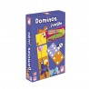 Janod Dominos Jungle - Jeu De Mémoire & Association 2 En 1, Animaux & Chiffres, 28 Pièces Géantes, Dès 3 Ans, 2-4 Joueurs