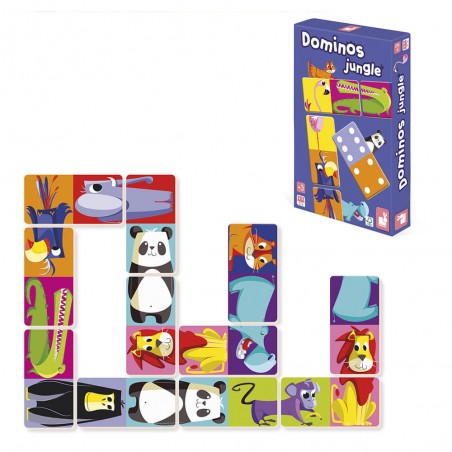 Dominos Jungle : Jeux de mémoire & d'associations - Janod