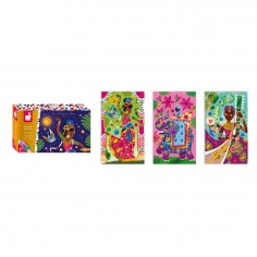 Set Créatif Dorures Bollywood : Sable, Paillettes, Dorure & Strass - Janod