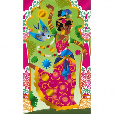 Set Créatif Dorures Bollywood : Sable, Paillettes, Dorure & Strass - Janod