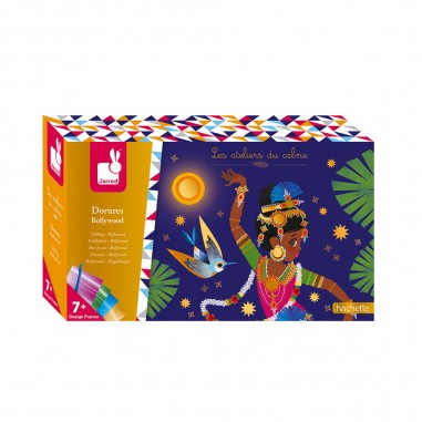 Set Créatif Dorures Bollywood : Sable, Paillettes, Dorure & Strass - Janod