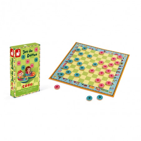 Jeu de dames carrousel - Janod