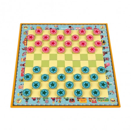 Jeu de dames carrousel - Janod