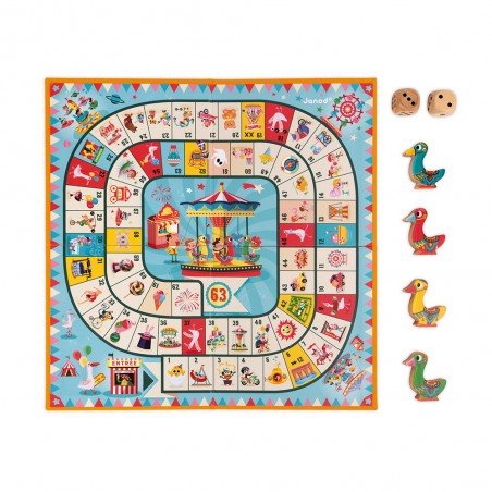 Jeu de l'oie carrousel - Janod