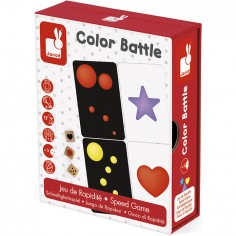 Jeu de Rapidité - Color Battle - bois et carton - Janod