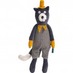 Peluche Chat gris Alphonse "Les Moustaches" - Moulin Roty