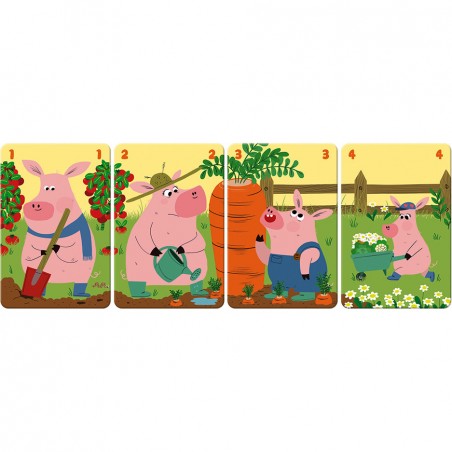 Jeu de 7 Familles Family Farm : Jeux de cartes - Janod