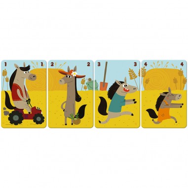 Jeu de 7 Familles Family Farm : Jeux de cartes - Janod