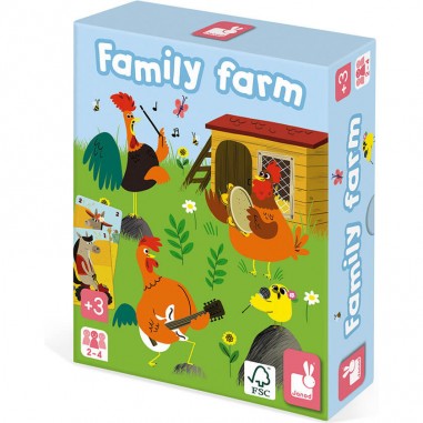 Jeu de 7 Familles Family Farm : Jeux de cartes - Janod
