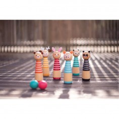 Quilles en bois - Jeu quilles animaux pour enfant dès 3 ans - Janod 2