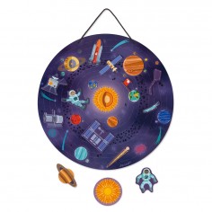 Carte magnétique du système solaire - Janod 2
