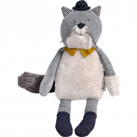 Peluche Chat gris - Les Moustaches