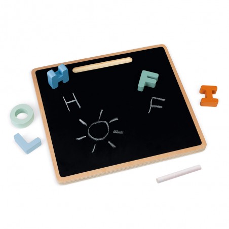Puzzle alphabet bois - Puzzle lettres pour enfant dès 2 ans - Janod