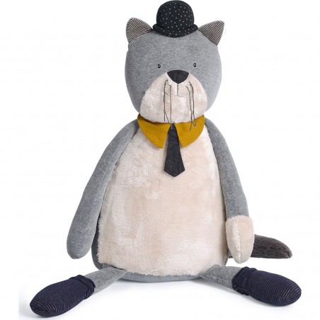 Peluche géante Chat Fernand "Les Moustaches" - Moulin Roty