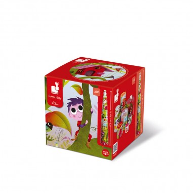 Pyramide ronde L'arbre magique : Cubes & Pyramides - Janod