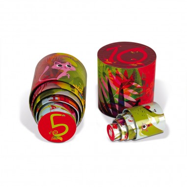 Pyramide ronde L'arbre magique : Cubes & Pyramides - Janod