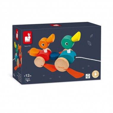 Duck family a prommener - Jeux d'éveil dès 1 an - Janod