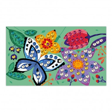 Activités manuelles pour enfant - Kit de cartes thème nature à décorer - Janod