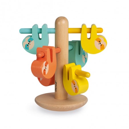 Jeu d'équilibre et couleurs en bois pour enfant - Paresseux Wwf® - Janod