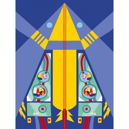 Activités manuelles pour enfant - Kit création pliage avions en papier - Janod