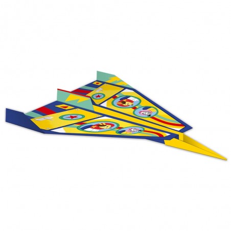 Activités manuelles pour enfant - Kit création pliage avions en papier - Janod