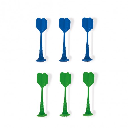 Jeu de 6 fléchettes magnétiques - vert et bleu - : Jeux d'adresse - Janod